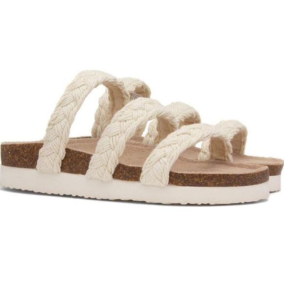 BRAND NEW ROCKET DOG WOMEN'S GREEN ASHLEY STRING BRAID SANDAL - Picture 4 of 16